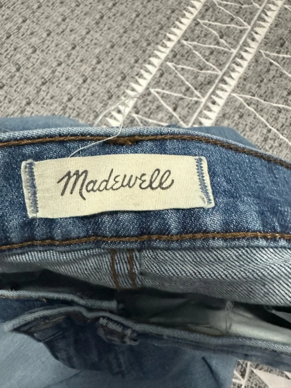 Madewell High Rise Slim Boyfriend Jeans Light Wash Distressed Sz 23